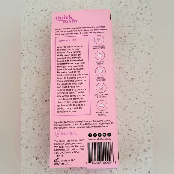 The Quick Flick Brow Sculpting Lamination Gel - New - Picture 2 of 2